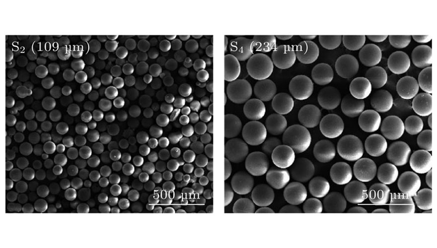 Рисунок 1: Сканирующая электронная микрофотография синтетического кварцевого песка.